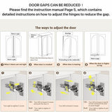 Cyclysio 80" Kitchen Pantry, Tall Arch Storage Cabinet with Tempered Glass Doors, Freestanding Wood Floor Cupboard Bookcase with Seamless Fit Wall for Dining Room, Living Room, Bathroom (White) Cyclysio