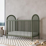 Graco Olivia 3-in-1 Convertible Crib (Olive) – GREENGUARD Gold Certified, Converts to Daybed and Toddler Bed, Fits Standard Full-Size Crib Mattress, Adjustable Mattress Height, Easy-to-Match Style Graco