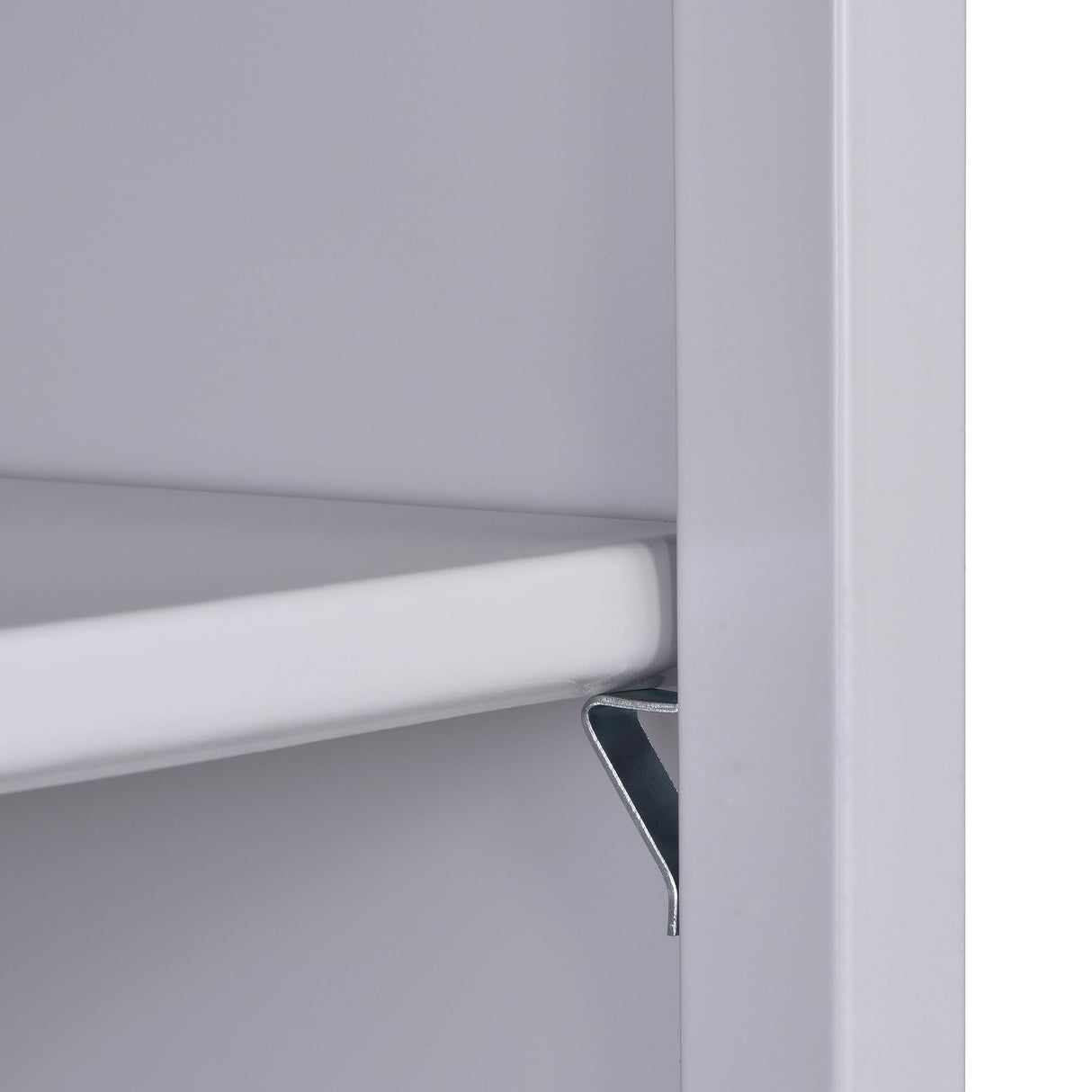 Sandusky BA40361872-05 5-Shelf Elite Series Wielded Bookcase with Adjustable Shelves, Open Display Bookshelf for Home, Office, 18"D x 36"W x 72"H, Dove Gray Sandusky