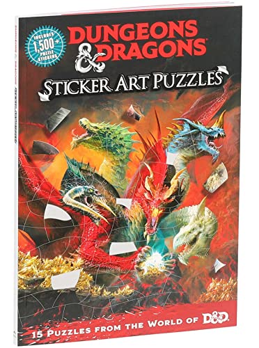Dungeons & Dragons Sticker Art Puzzles WoodArtSupply