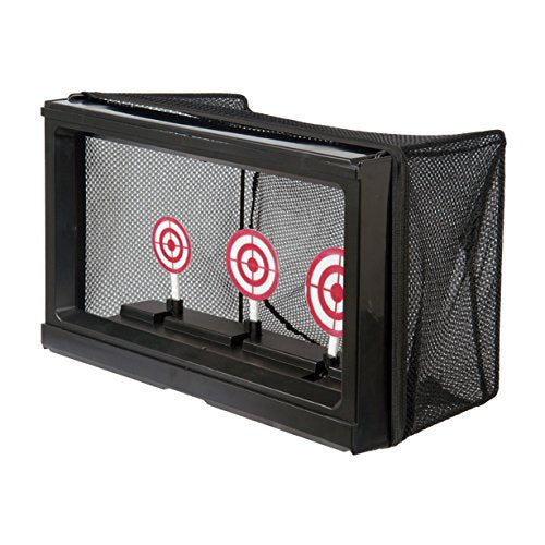BBTac Airsoft Target with Auto-Reset, Stand, Trap Net Catcher, for Airsoft Gun Shooting BB Pellets Indoor Outdoor BBTac