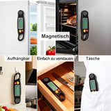 Antonki Meat Thermometer Digital - Instant Read Food Thermometer with Backlight for Cooking Grilling Baking Kitchen Candy BBQ Oil Liquid, Backlit Display, Battery Included