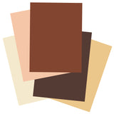 Tru-Ray Shades of Me Construction Paper, 5 Assorted Skin Tone Colors, 9" x 12", 50 Sheets Tru-Ray