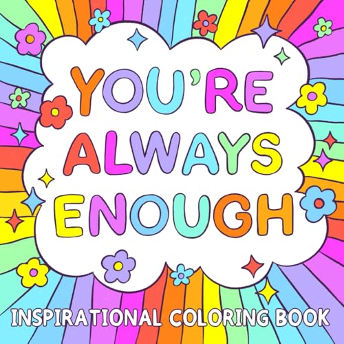 Inspirational Coloring Book for Adults: Bold and Easy Motivational Quotes & Patterns Featuring a Variety of Positive Affirmations for Women & Teens