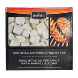 Ceramic Briquettes, Ceramic Gas Grill Self Cleaning Briquettes, Replacement for Lava Rocks, BBQ Briquettes for Outdoor, Gas Grill BBQ, Picnic, BBQ & Camping Essential by Mr. Bar-B-Q #06000Y (60 Count) Mr. Bar-B-Q
