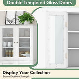 Giantex 63.5" Pantry Organizers and Storage, Freestanding Tall Storage Cabinet for Kitchen Bathroom Living Room Office, Wooden Utility Cupboard with Giantex