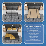 Greaton, Folding Bunkie Board – Low-Profile 74″ x 37.5″ Mattress Support Platform for Daybeds, Bunk Beds, Futons & Metal/Wood Frames – Prevents Sagging, Easy to Install & Store Greaton