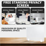 Nisorpa Desk Divider Privacy Panels Acrylic Partitions with Clips Classroom Privacy Shield for Desk Privacy Divider Partition for Schools Office Call Centers,Noise and Visual Guard,4Pcs-23.6”L X15.8”W Nisorpa