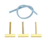 3pcs T Tip Soldering Iron with Hot Press Stripe for LCD Screen Flex Ribbon Cable Repair 30W/40W/60W Hilitand