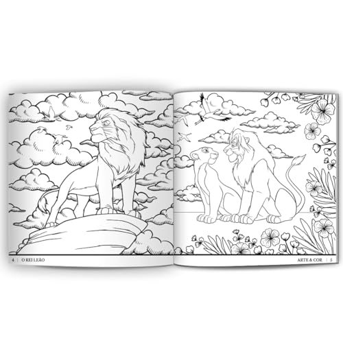 Art and Color The Lion King: Coloring book! Culturama