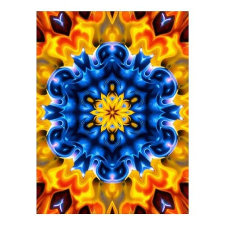 TZTTZT Colorful Kaleidoscope Abstract Design Diamond Art Kits for Adults, 5d DIY Full Drill Diamond Painting Kits for Adults Beginners, 12x16 in Diamond Painting Kit for Wall Home Decor(No Frame) TZTTZT