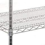 Seville Classics UltraDurable Heavy Duty NSF Solid Steel Wire Rack Storage Unit Organizer for Garage, Warehouse, Office, Restaurant, Classroom, Kitchen, 5-Tier Shelving, 60" W x 18" D Seville Classics