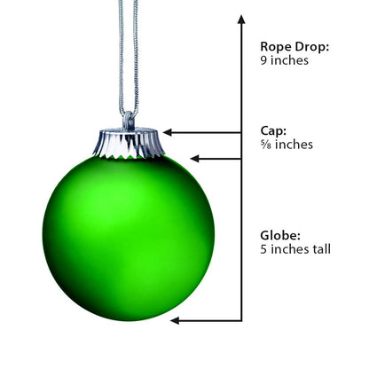 Xodus Innovations WP560-3 Outdoor LED Ornament, Battery Powered Pulsing Globe Sphere Lights with Dusk Sensor (Pack of 3) (Green)