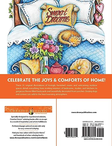 Creative Haven Home Sweet Home Coloring Book (Adult Coloring Books: Calm)