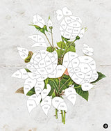 Brain Games - Sticker by Number - Vintage: Flowers (28 Images to Sticker) WoodArtSupply