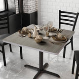 Flash Furniture Glenbrook 36" Square Table Top with White or Gray Reversible Laminate Top Flash Furniture