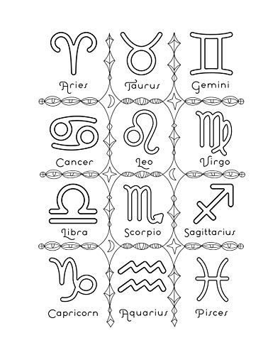 Sagittarius: Your Cosmic Coloring Book: 24 Astrological Designs for Your Zodiac Sign! (Cosmic Coloring Book Gift Series) Adams Media