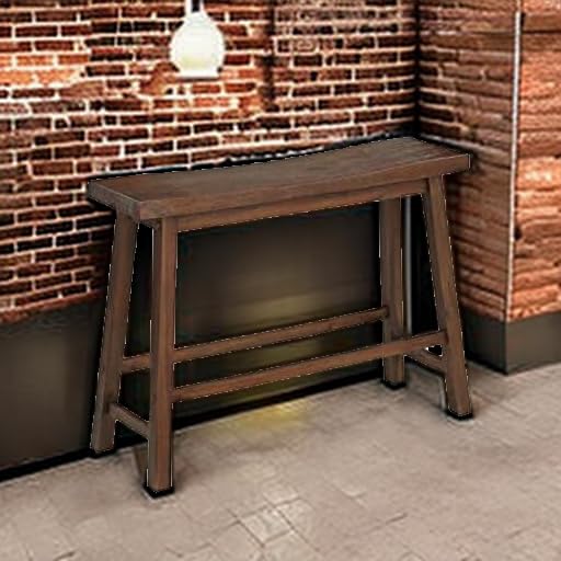 Boraam Sonoma Bench, 9"D x 33"W x 24"H, Chestnut Boraam