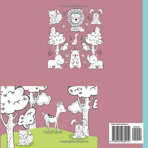 Positive Affirmation Coloring Book for kids: Positive Message Coloring Pages with Animals for Preschool 3-5 ages WoodArtSupply