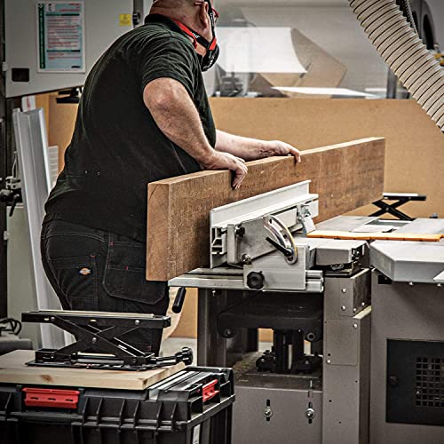 Trend Adjustable Miter Saw Roller Stand, 140 lbs Capacity and Height Adjustment from 2 inches to 6.3 inches, R/STAND/A TREND