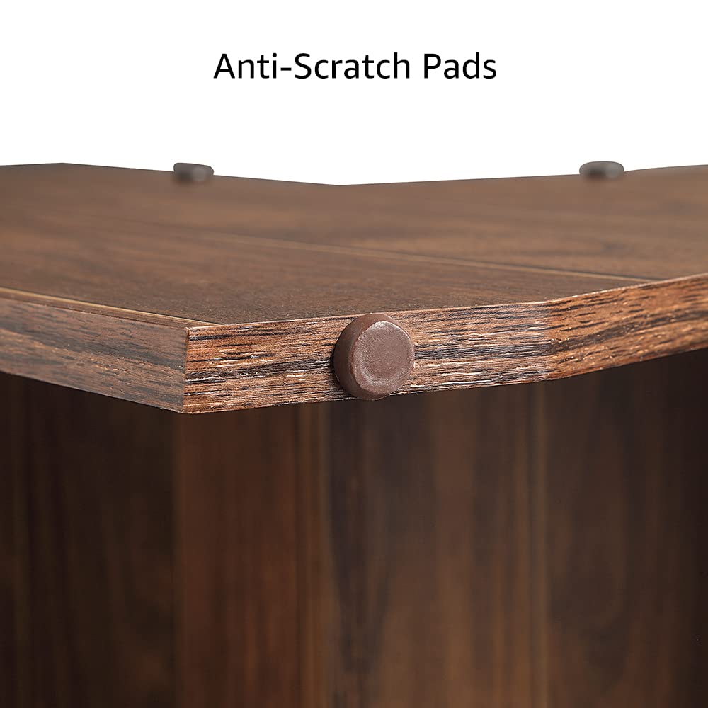 beeNbkks Furniture Style Dog Stairs, Pet Steps for Small Dogs and Cats, Wooden Non-Slip Pet Ladder for Old Injured Pets to Reach Couch Sofa High Bed beeNbkks