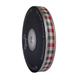 Micomon Gingham Ribbon - Red & Green Checkered Christmas Ribbon, 25 Yards Each Roll, 100% Polyester (3/8") Micomon