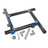 Juice Groove Router Jig for Cutting Board Up to 18” x 18” - Adjustable Juice Groove Jig w/Corner Radius Guides - Versatile Variable Router Jig - Easy-to-Use Router Guide for Perfect Grooves ROCKLER