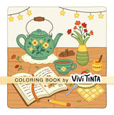 Color By Line: Coloring Book for Relaxation Featuring Vibrant Colored Outlines Vivi Tinta