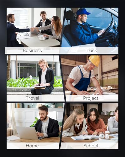 Portable Printers Wireless for Travel, A285M Small Inkless Thermal Printer, Bluetooth Mobile Printer Support 8.5" X 11" Letter & A4 Thermal Paper, Compatible with iPhone Laptop for Home Office Receipt TATTMUSE