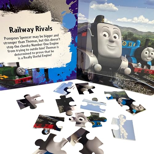 Thomas & Friends My First Puzzle Book - Jigsaw Puzzles for kids, 10-page board book, 5 puzzles to enjoy