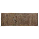 Steve Silver Furniture Riverdale Counter Height 9pc Set, 72"-96" Rectangular Table w/Two 12" Leaves, 8 Wooden Counter Chairs, Rustic/Farmhouse Design, Dining Room, 72" L x 36'" W x 36" H, Brown Steve Silver