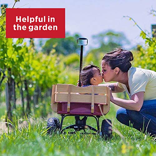 Radio Flyer 36" All-Terrain Steel & Wood Wagon Radio Flyer