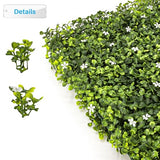 Patio 60" H x 60" W Faux Hedge Wall Room Divider with Wheels, Artificial Boxwood Panels Greenery Wall Privacy Screen Freestanding, Room Partition Decor Mobile Backdrop for Outdoor Indoor Patio