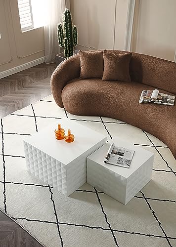 ERYE Modern 5 Seats Curved Sofa Oversized Teddy Fleece Boucle Sofa&Couch, Beautiful Freestanding Half-Moon Sofa Comfy Leisure Couch with 4 Big Pillows for Home Office Apartment Living Room ERYE