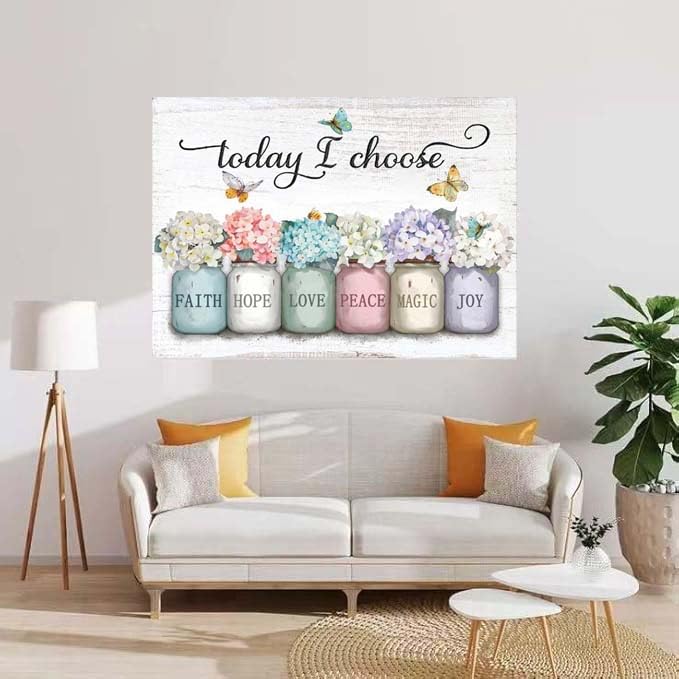 Today I Choose Diamond Painting Kits for Adults Beginners,Inspirational Diamond Art Kits for Adults,Vase DIY Paint With 5D Round Full Drill Diamond Dots Gem Painting for Home Wall Decor 16 X 12Inch ZQEATRY