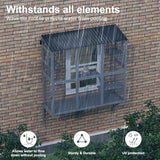 TIMHAKA Cat Catio, Expandable Window Box Enclosure for Multiple Indoor Cats, Comfortable Wooden Small Pet Perch House, All-Weather Use, for Safely Enjoying Outdoor Sights, Playing, Sunbathing, Napping TIMHAKA