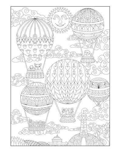 Creative Haven Adorable Dogs Coloring Book (Adult Coloring Books: Pets)