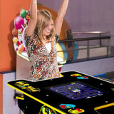 Arcade1Up PAC-MAN Head-to-Head Arcade Table with 12 Games, Multiplayer Control Panel, & 17-Inch Color LCD Screen, Black Series Edition ARCADE1UP