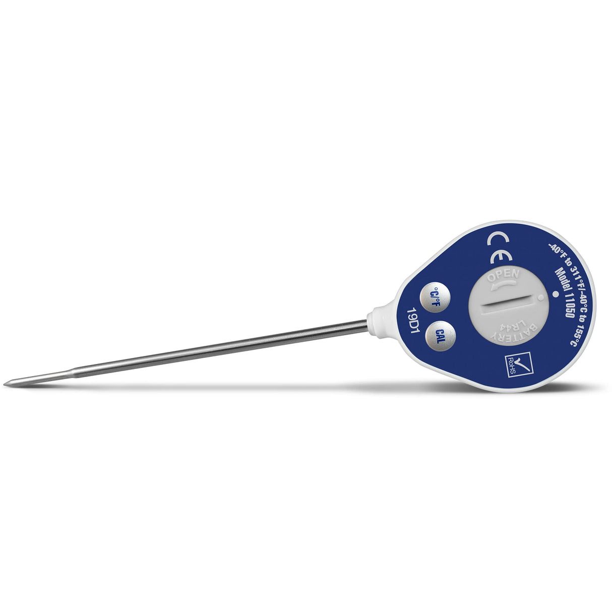 DeltaTrak 11050 Professional Digital Meat Thermometer for Kitchen Waterproof Lollipop Thermometer NSF Certified DeltaTrak