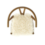 Riverbay Furniture 19.5'' Modern Wood Wishbone Chair in Gray Brown Riverbay Furniture