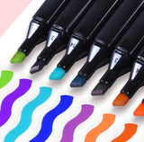 GLUKLITCH Alcohol Markers Set of 80, Dual Tip Alcohol Based Markers, Brush Tip Permanent Markers Sketch Pens for Artist Illustration, Art supplies, Giftable Pen Set GLUKLITCH