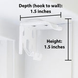 Cordless Room Darkening Mini Blinds for Indoor Windows - 32" W x 36" L - White, Over 1,400 Custom Sizes Starting at 9.97, 1" Vinyl Slats, Horizontal Window Blinds by Lumino Lumino