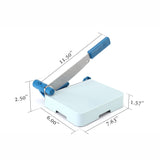 KITCHENDAO Multipurpose Cheese Slicer Cutter with Board for Arthritic and Weak Hands, Adjustable Thickness Dial for Block Cheese, Effortless Slicing, Guillotine Sausage Ham Biltong Jerky Slicer KITCHENDAO