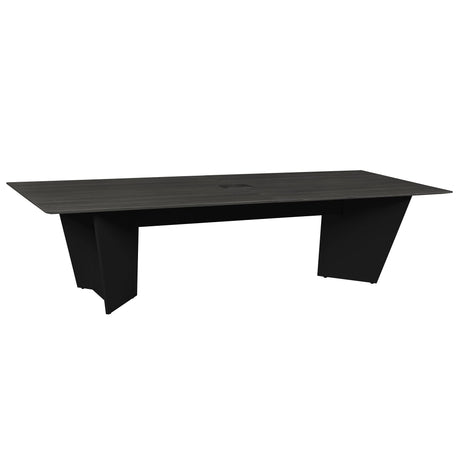 Regency Conference Room Table, 10 ft, Ash Grey/Black Regency