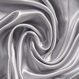 Divine Bedding Queen Size Dust Ruffle Bed Skirt with Split Corner Silk Satin 1Pc Bed Skirt 14'' Inch Drop Luxurious & Soft!! Premium Quality (Queen Size 60''x80'', Silver Grey) Divine Bedding