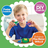 Fun Express DIY Glow in The Dark Dinosaur Sculpture and Rock Painting Kit for Kids, All in One Kids Craft Kit, Birthday and Everday Gifts, Great for Creative Acitivity for Home and School Fun Express