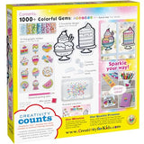 Creativity for Kids Big Gem Diamond Painting Kit: Sweets Stickers and Suncatchers - Diamond Art for Kids, DIY Stickers and Suncatcher Kit for Girls (Ages 6+) Creativity for Kids