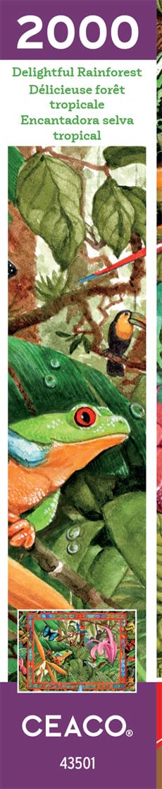 Ceaco - Parker Fulton - Delightful Rainforest - 2000 Piece Jigsaw Puzzle Ceaco