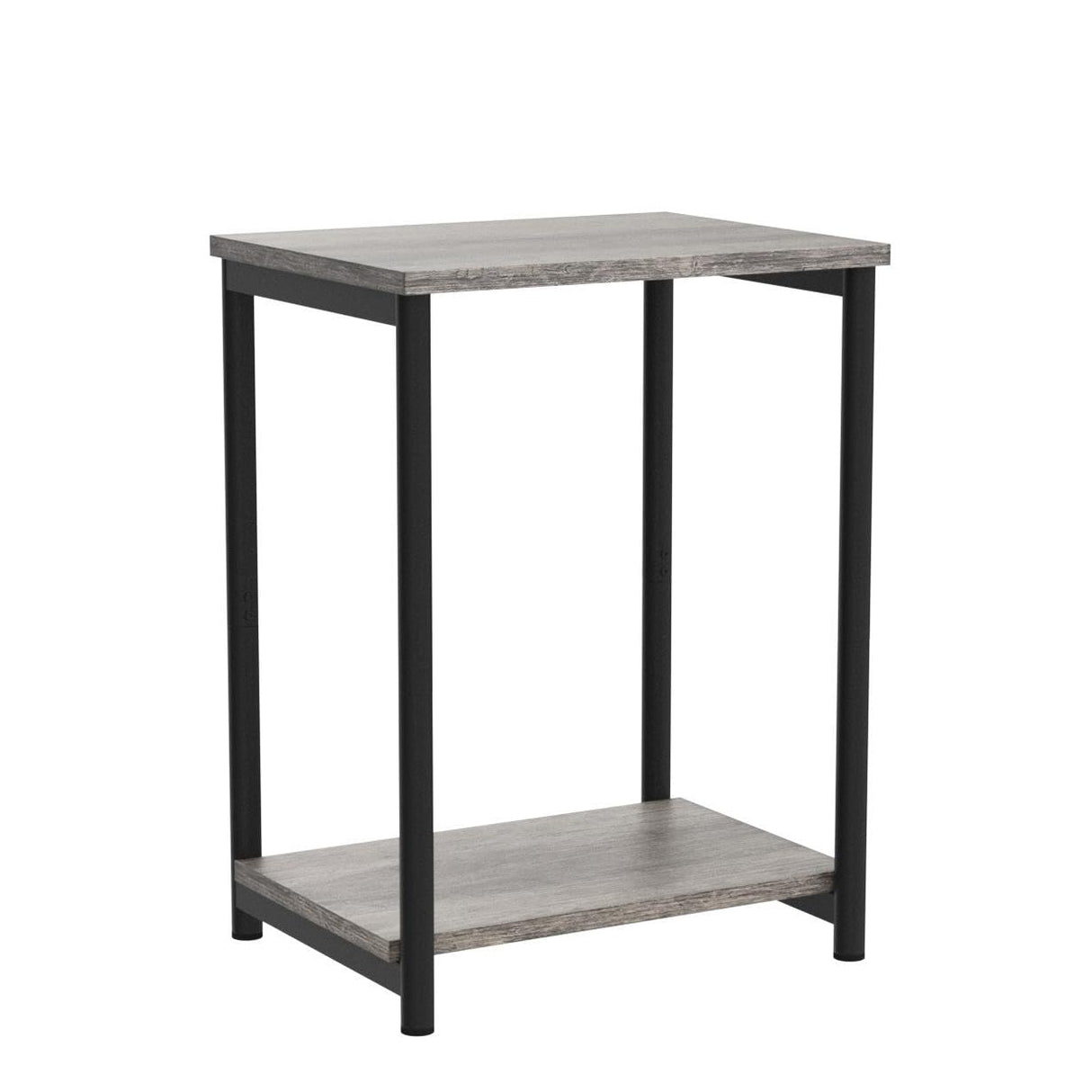 VASAGLE Side Tables Set of 2, Small End Table, Nightstand for Living Room, Bedroom, Office, Bathroom, Greige and Black ULET272B02 VASAGLE