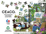 Ceaco - Tracy Flickinger - Summer Gazebo - Oversized 300 Piece Jigsaw Puzzle Ceaco